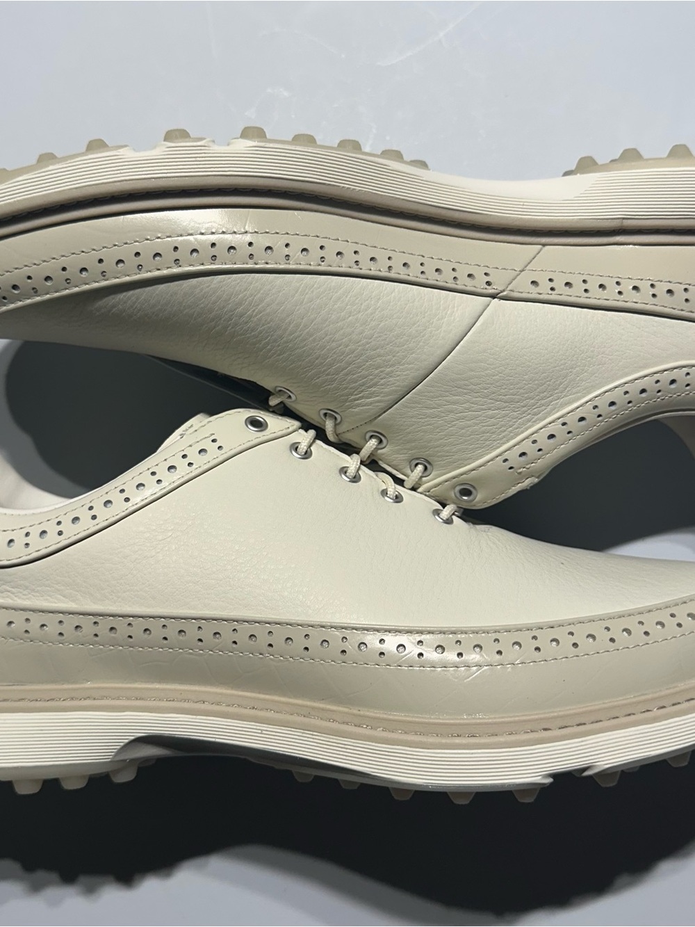 MENS SIZE 9.5 Adidas MC80 Spikeless Golf Shoes White/Grey/Silver JH6145